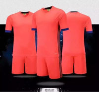 C006 Custom Logo Soccer Jersey Full Kit Orange