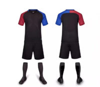 C008 Custom Logo Soccer Jersey Full Kit Black