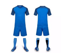 C010 Custom Logo Soccer Jersey Full Kit Blue