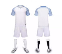 C011 Custom Logo Soccer Jersey Full Kit White