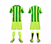 C015Custom Logo Soccer Jersey Full Kit Green