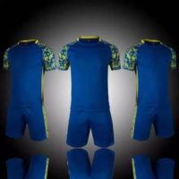 C032 Custom Logo Soccer Jersey Full Kit Blue