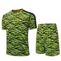 C059 Custom Logo Soccer Jersey Full Kit Camouflage Green