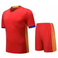 C072 Custom Logo Soccer Jersey Full Kit Red