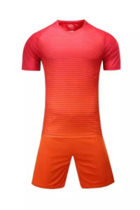 C075 Custom Logo Soccer Jersey Full Kit Orange