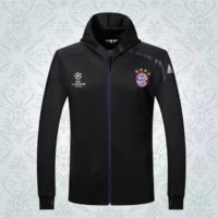 Bayern Hoodie with Zipper Black 2016 2017