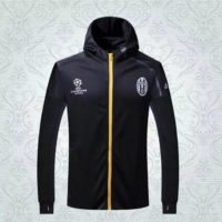 Juventus Hoodie with Zipper Black 2016 2017