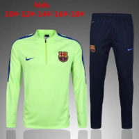 Barcelona Kid Tracksuit Green 2 2016 2017