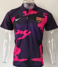 Barcelona POLO Purple camouflage 2017 2018