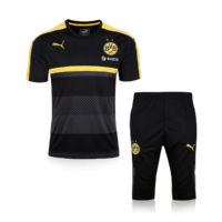 Dortmund Short Sleeves Tracksuit Black 2016 2017