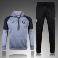 Juventus Hoodie Tracksuit Grey 2016 2017