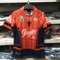 Rooster Spider Red Rugby 2017 Size S to 3XL