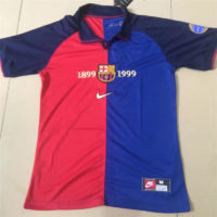 Barcelona Retro Soccer JerseyHome Blue Red 1989 1999