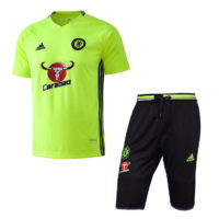 Chelsea Short Sleeve Tracksuit Fluorescent green 2016 2017