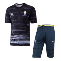 Juventus Short Sleeve Tracksuit Black 2016 2017