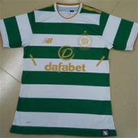 Celts Soccer Jersey White Green Stripes 2017 2018