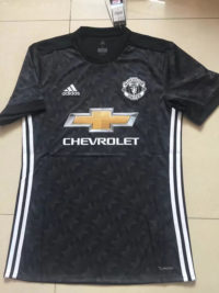 Manchester United Soccer Jersey Away Black 2017 2018